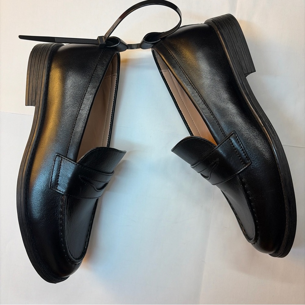 Cole Haan Shoes Womens Size 5B (L23) Black Stassi Penny Loafer LeatherW28188 - Picture 10 of 14